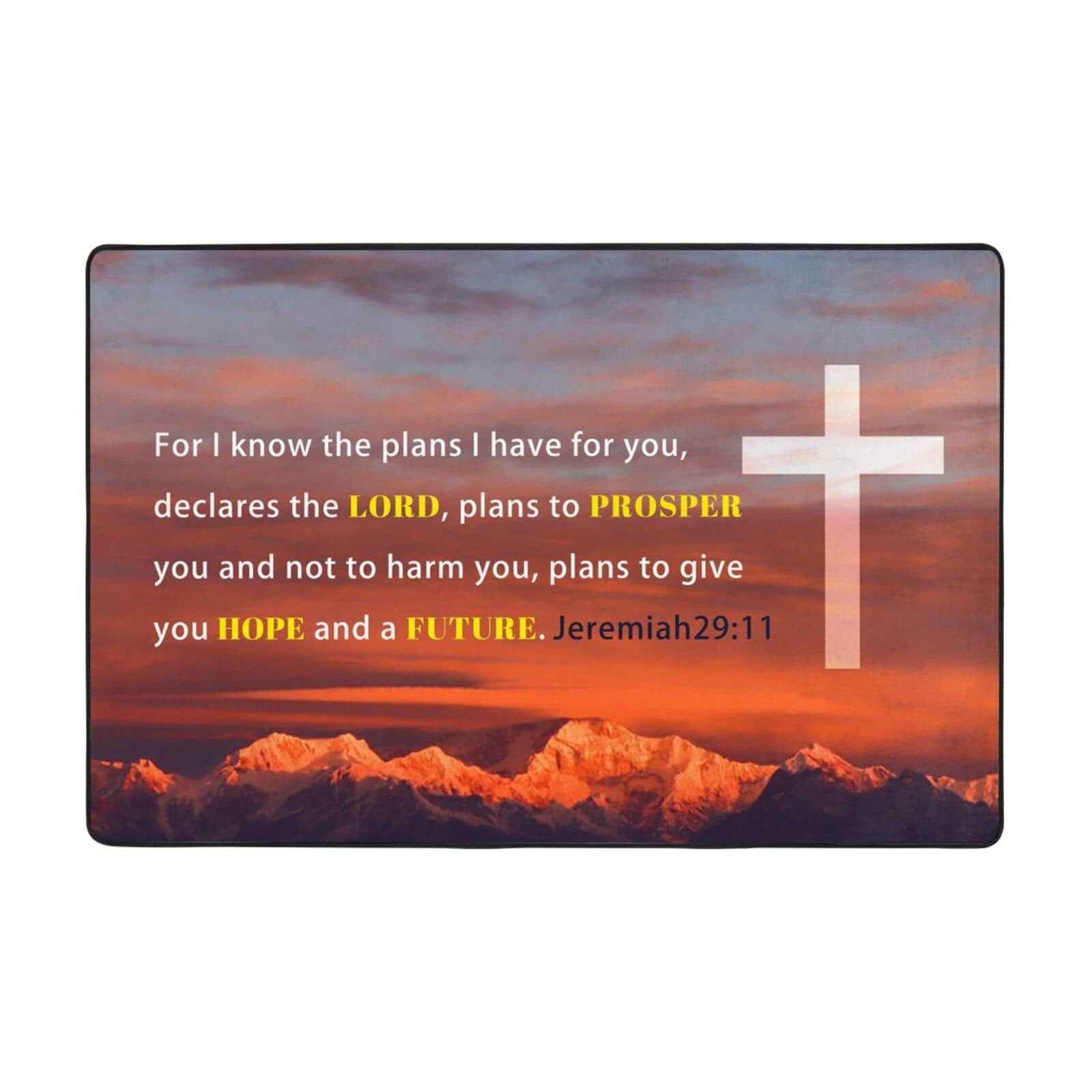 VIVACITE Prayer Mat Christian Gifts for Women Men Faith Religious ...