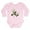 Petal Pink, variant on CafePress - Vintage Botanical Art, Elegant Magnolia Flower. Bo - Long Sleeve Cotton Baby Bodysuit