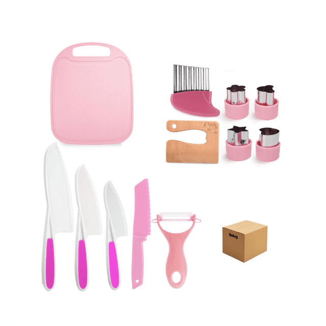 "Juguetes De Cocina Para Niños-juego Para Niñas 13 Pcs Belug, Rosa "