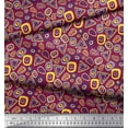 thumbnail image 2 of Soimoi Georgette Viscose Fabric Geometric Small Printed Craft Fabric by The Yard 42 Inch Wide, 2 of 3