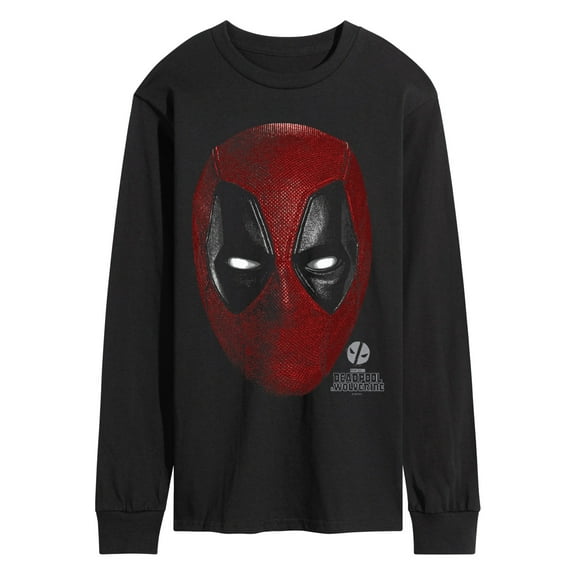 Marvel Deadpool & Wolverine - Oversized Face - Men's Long Sleeve Graphic T-Shirt