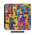 thumbnail image 3 of Decal Skin for PS4 Slim / PS4 Pro / PS4, Whole Body Vinyl Sticker Cover for Playstation 4 Console and Controller (Cute Dinosaur with Sunglasses), 3 of 5