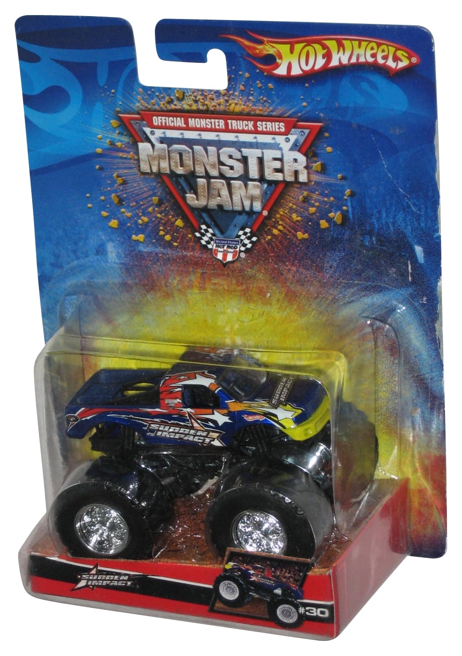 Hot Wheels Monster Jam (2006) Mattel Sudden Impact 1:64 Die-Cast Toy ...