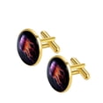 thumbnail image 2 of Jellyfish Stylish Stainless Steel Cufflinks for Dress Shirts - for Formal Occasions, 2 of 6