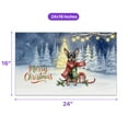 thumbnail image 5 of Merry Christmas Miniature Pinscher Snowy Winter with Tree Decorations Doormat Mini Pin Dog Lover Indoor Outdoor Welcome Mat - 12020, 5 of 5