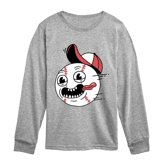 Instant Message - Fastball - Youth Boys Long Sleeve Graphic T-Shirt