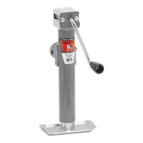 Bulldog 178201 5,000 Pound Capacity Tubular Sidewind Weld On Swivel Trailer Jack
