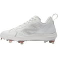 thumbnail image 6 of New Balance Women's Romero Duo Metal Fastpitch Softball Cleats White/Silver 7, 6 of 6