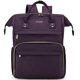 thumbnail image 1 of Mochila LOVEVOOK College para portátil de 15,6 pulgadas, resistente al agua, color morado oscuro, 1 of 8