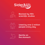 SiderAL® Forte Iron Supplement with Vitamin C, Maximum Absorption, Deficiency, 30 Capsules
