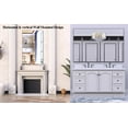 thumbnail image 2 of ANYHI 60"x36" Oversized Modern Rectangle Bathroom Mirror with Balck Frame Decorative Large Wall Mirrors for Bathroom Living Room Bedroom Vertical or Horizontal Wall Mounted Mirror with Aluminum Frame, 2 of 12