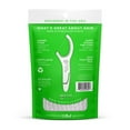 thumbnail image 2 of Grin Clean Flosspyx - 75 ct - Dental Floss Picks, Flossers, Super Strong Floss, For Tight Teeth, Minty Fresh, Made with Recycled Plastic, 2 of 5