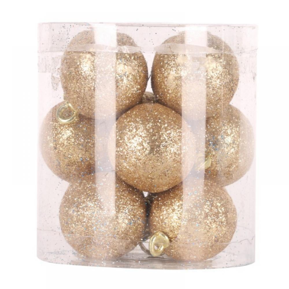 12 Pack 40mm Baubles Christmas Tree Decoration Gold 