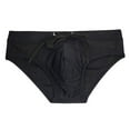 thumbnail image 5 of mgoYE Mens Swim Briefs Men’s Swim Briefs Low Rise Quick-Dry Swimsuit Athletic Training Swimwear Swimsuit Men|Black,M, 5 of 9