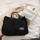 thumbnail image 4 of Women Crossbody Bag Large Capacity Multi Pockets Adjustable Strap Solid Color Portable Water Cup Book Cosmetic Storage Handbag Shoulder Bag, 4 of 5