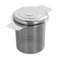 thumbnail image 3 of Mosiee 304 Stainless Steel Tea Drain With Lid Filter Grid Binaural Coffee Tea Infuser Filter Hanging Loose Leaf Tea Strainer Accessory, 3 of 8