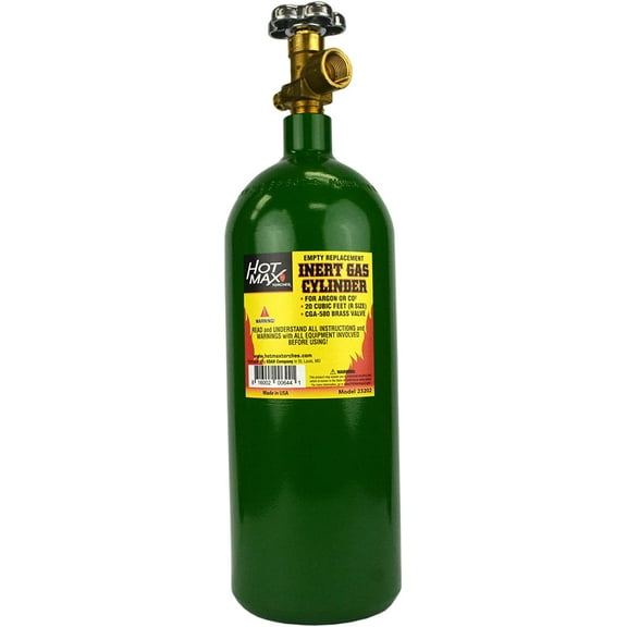Hot Max 23202 20 Cubic Foot Argon/CO2 Tank - Empty