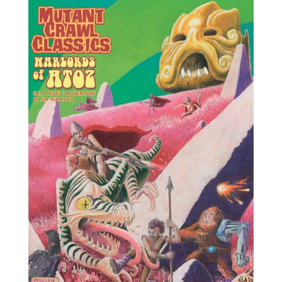 Mutant Crawl Classics #4: Warlords of ATOZ (Paperback)