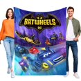 thumbnail image 1 of Batwheels anti-pilling, suave, ligera, esponjosa y acogedora de lujo para hogar y cocina – Perfecta para niños y adultos,150X130cm, 1 of 6