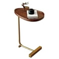 thumbnail image 2 of Versatile Design Sturdy C Shaped Small Side Table, Compact Size, Easy To Move for Living Room, Bedroom, with Waterproof Wooden Blister Table Top, 2 of 7