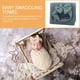 thumbnail image 2 of 1 set Baby Swaddle Blanket y Dienband Recibia Recién nacida Recibida para niñas para niños Niñas, 2 of 6