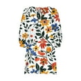 thumbnail image 4 of GERsome Summer Dresses for Women Beach Floral Tshirt Sundress Casual Boho Dress, 4 of 5