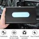 thumbnail image 5 of Pack de 1 parasol servilletero de cuero PU caja de pañol para el coche para visera y respaldo (negro) Feliz Sencillez, 5 of 5