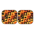 thumbnail image 7 of Haiem Halloween Banner Symbols Windshield Sun Shade: Universal Foldable 2-Piece Car Front Window Sunshade - Blocks Uv Rays, And Reduces Heat,Essential Car Accessory Large, 7 of 7