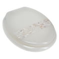 thumbnail image 5 of Ginsey Home Solutions Elongated Mother of Pearl Resin Toilet Seat, 5 of 11
