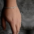 thumbnail image 2 of Gold Silver Knot Bracelets for Women Love Matching Infinity Bracelets for Friendship Dainty Snake Hand Chain Adjustable Bracelets for Women Best Friend Stainless Steel Bracelets, 2 of 12