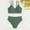 M-Green, variant on Upioiwer Girl's Two Piece Swimsuit Girls one Sport High Waist Bikini Little Girls Swimsuit Set Bathing Suit Kids Swim Suits 4 Girls Bathing Suits Thin Straps Black 8 Years