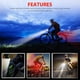 thumbnail image 2 of Bike Bicycle Light USB LED Rechargeable Set MTB Road Bike Front Back Headlight Lamp Flashlight Cycling Light Cycling Accessories He Qiyong unisex, 2 of 2