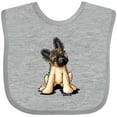 thumbnail image 3 of Inktastic Shepherd Puppy Boys or Girls Baby Bib, 3 of 4