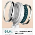 thumbnail image 6 of InsCrazy High Pressure Shower Head with Handheld, Handheld Filtered Shower Head High Pressure Double Sided Spray Mode Shower Head with Filter Water Softener Hard Water Filter Beads, 6 of 6