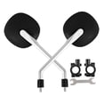 thumbnail image 1 of Quzzie 2 Pieces Bicycle Rearview Mirror Cycling Rearview High Definition Bike Bar End Mirror Motorcycle Back View Mirror Durable Construction Suitable for Daily Riding Touring Black, 1 of 8