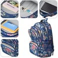 thumbnail image 4 of Pioneer Flower Backpack for School,Cute School Bag,Schoolbag with Adjustable Shoulder Straps & Padded Back,16.9 Inch, 4 of 5