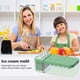 thumbnail image 5 of Molde De Helado Molde para helado 2 en 1 Bandeja para cubitos de hielo de doble capa con 24 rejillas Caja de almacenamiento de hielo (Verde) Likrtyny Libre de BPA, 5 of 7