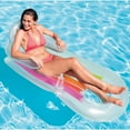 thumbnail image 2 of Janaya Fashion Piscina flotante al aire libre con respaldo hinchable reclinable sobre el agua Vertical, 160x85., 2 of 4