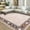 Beige, variant on Hasoo 2' x 6' Washable Hallway Runner Rug Soft Kitchen Runner Rug Stain Resistant Rug for Bedroom Laundry Blue