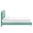 thumbnail image 4 of Modway Amber King Platform Bed in Mint, 4 of 10