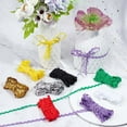 thumbnail image 3 of 54Yard 0.2 Inch 8 Colors Wave Bending Fringe Trim Curved Ribbon Rick Rack Trims Sewing Lace Ribbons Colorful Zig Zag Braid Woven Edge Tape, 3 of 9