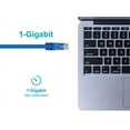 thumbnail image 5 of Monoprice Cat6 Ethernet Patch Cable - 0.5 Feet - Black (12 Pack) Snagless RJ45, 550MHz, UTP, Pure Bare Copper Wire, 24AWG - FLEXboot Series, 5 of 6
