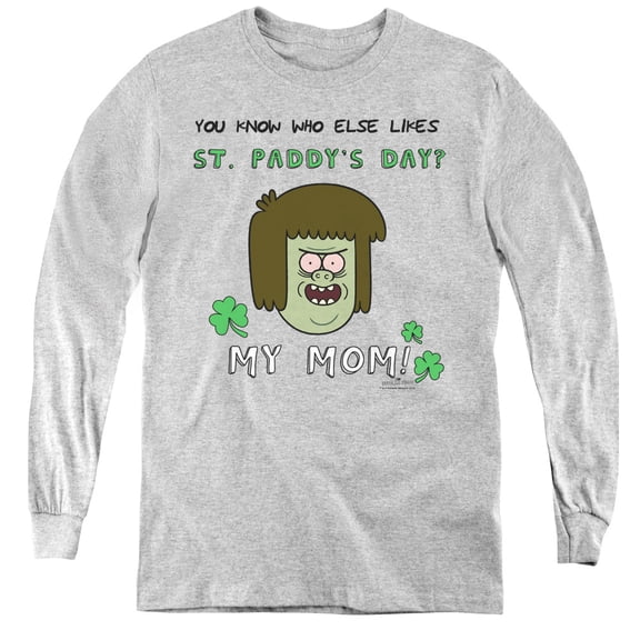 The Regular Show - My Mom - Youth Long Sleeve Shirt - X-Large