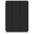 thumbnail image 2 of ShellTech Case for iPad 9th 8th 7th Generation 10.2-inch,Magnetic Folio Smart Leather Case Clear PC Auto Sleep/Wake Trifold Stand Back Cover Built-in Pencil Holder,Black, 2 of 11