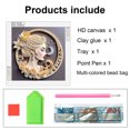 thumbnail image 4 of Kit Con Forma Especial Parcial DIY 5D Señora 30x30cm, 4 of 9