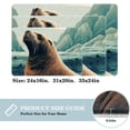 thumbnail image 2 of Sea Lion Polyester, Non-Slip, Machine Washable Outdoor Carpet Floor Rug for Door - 3x5 Feet, 2 of 6