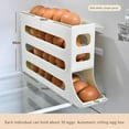 thumbnail image 4 of 4 Tier Rolling Egg Holder Dispenser,Tiers Egg Holder for Fridge, Auto Rolling Fridge Egg Organizer,Space-Saving Refrigerator Egg Holders, arge Capacity Egg Holder Dispenser for Refrigerator, 4 of 5