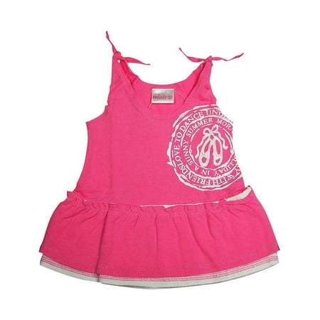 

Mish Mish Baby Infant Newborn Girls 100% Cotton Sleeveless Tank Sundress 11767 11776-18Months (pink)