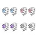 thumbnail image 2 of Pendientes de cobre Sonducket joyería de moda multicolor para mujer, 2 of 6