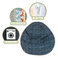 thumbnail image 6 of Majestic Home Goods Small Bean Bag South West Navy, 6 of 6
